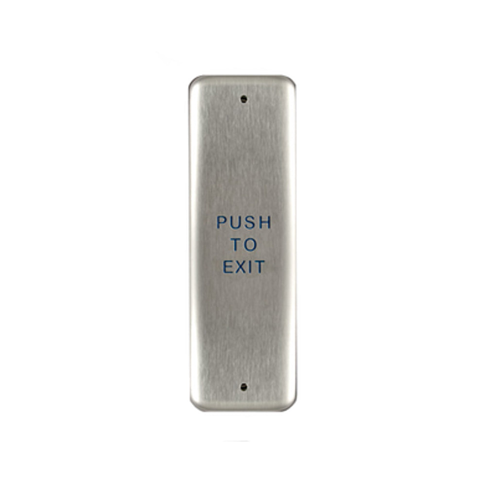 BEA - 10PBJ - Jamb Push Plates 1.5 Inch by 4.75 Inch Stainless Steel