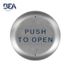 BEA - 10PBR45 - Round Push Plates 4.5 Inch Stainless Steel