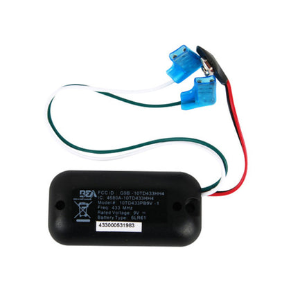 BEA - 10TD433PB9V - 433 MHz Wired Transmitter with Digital Flag Connector 9-volt Battery