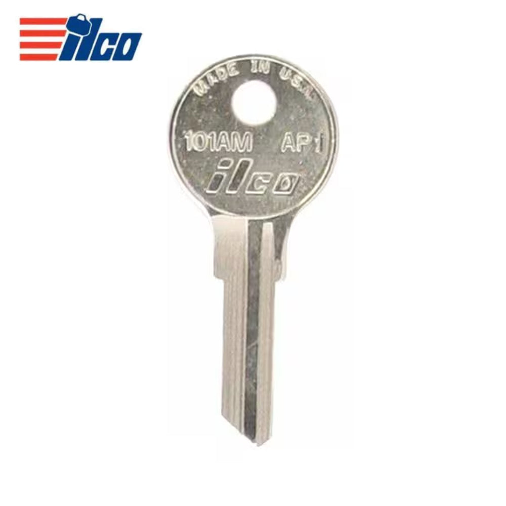 ILCO 101AM Chicago 6-Wafer Cabinet Key Blank - AP1