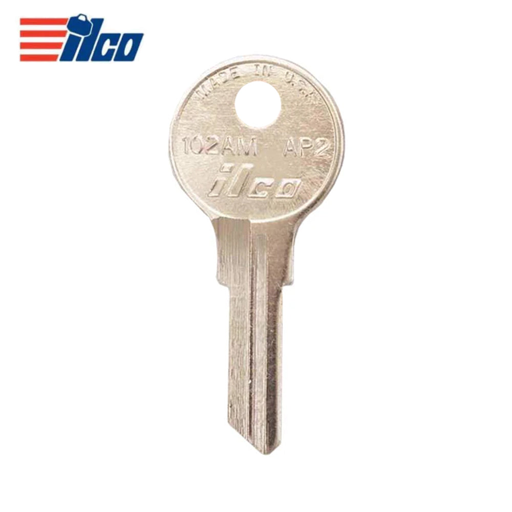 ILCO 102AM Chicago 6-Wafer Cabinet Key Blank - AP2