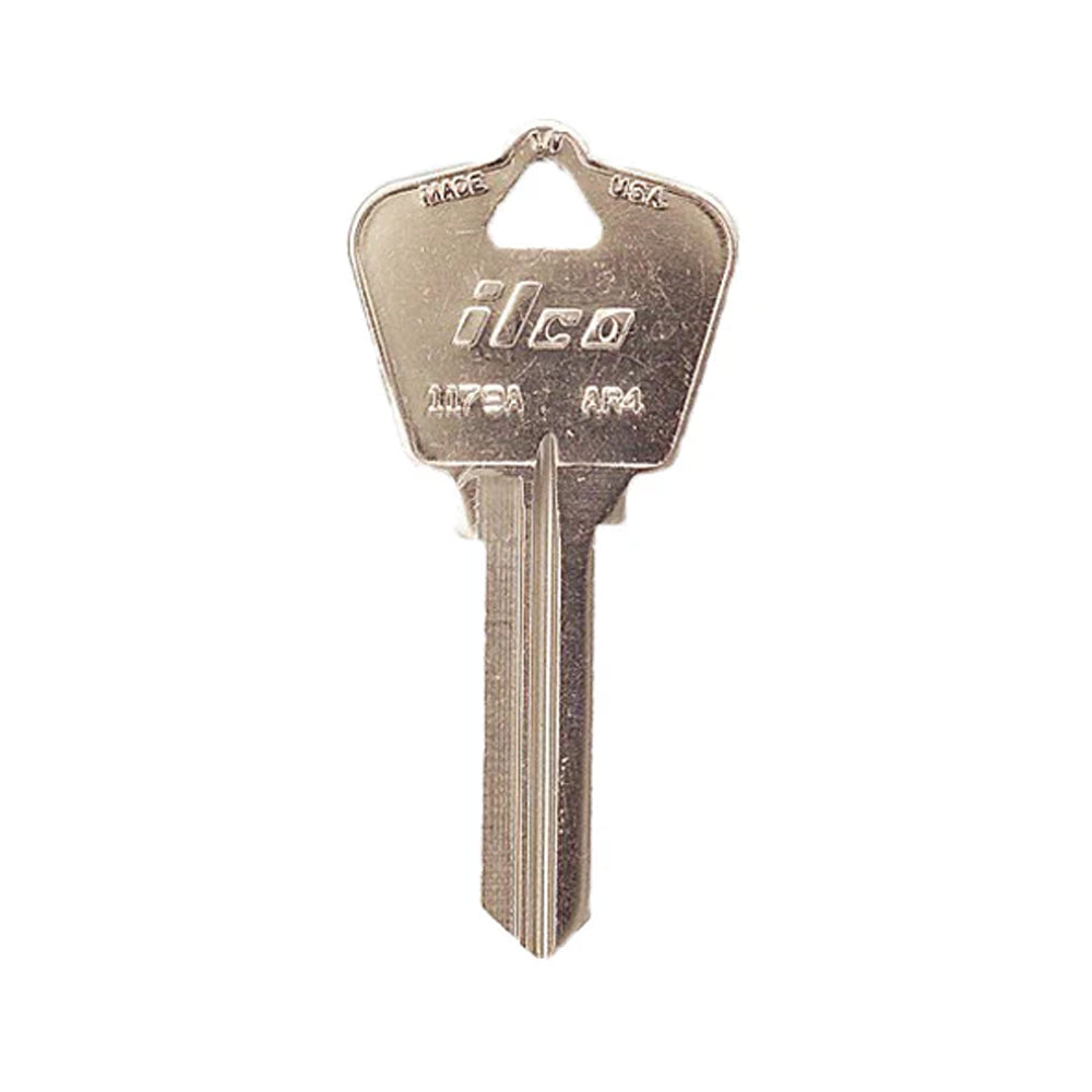 ILCO 1179A-AR4 6-Pin Arrow Key Blank - Brass