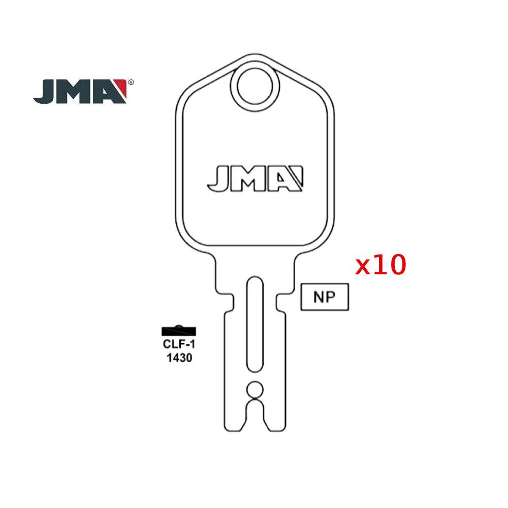 1430 Clark Fork Lift Key Blank - 1430 / CLF-1 (Packs of 10)