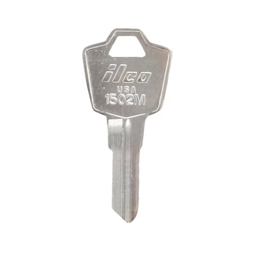 ILCO 1502 Key Blank - Nickel Plated Brass