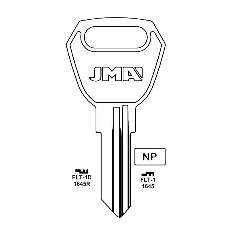 Commercial & Residential Key Blank - 1645R RV / FLT-1D