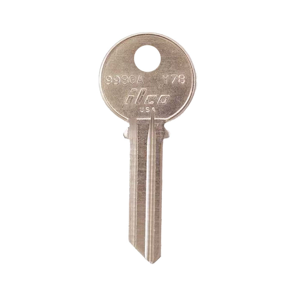 ILCO 998GA 6-Pin Yale Key Blank - Y78