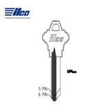 ILCO A1145F 6-Pin Schlage Key Blank - SC10