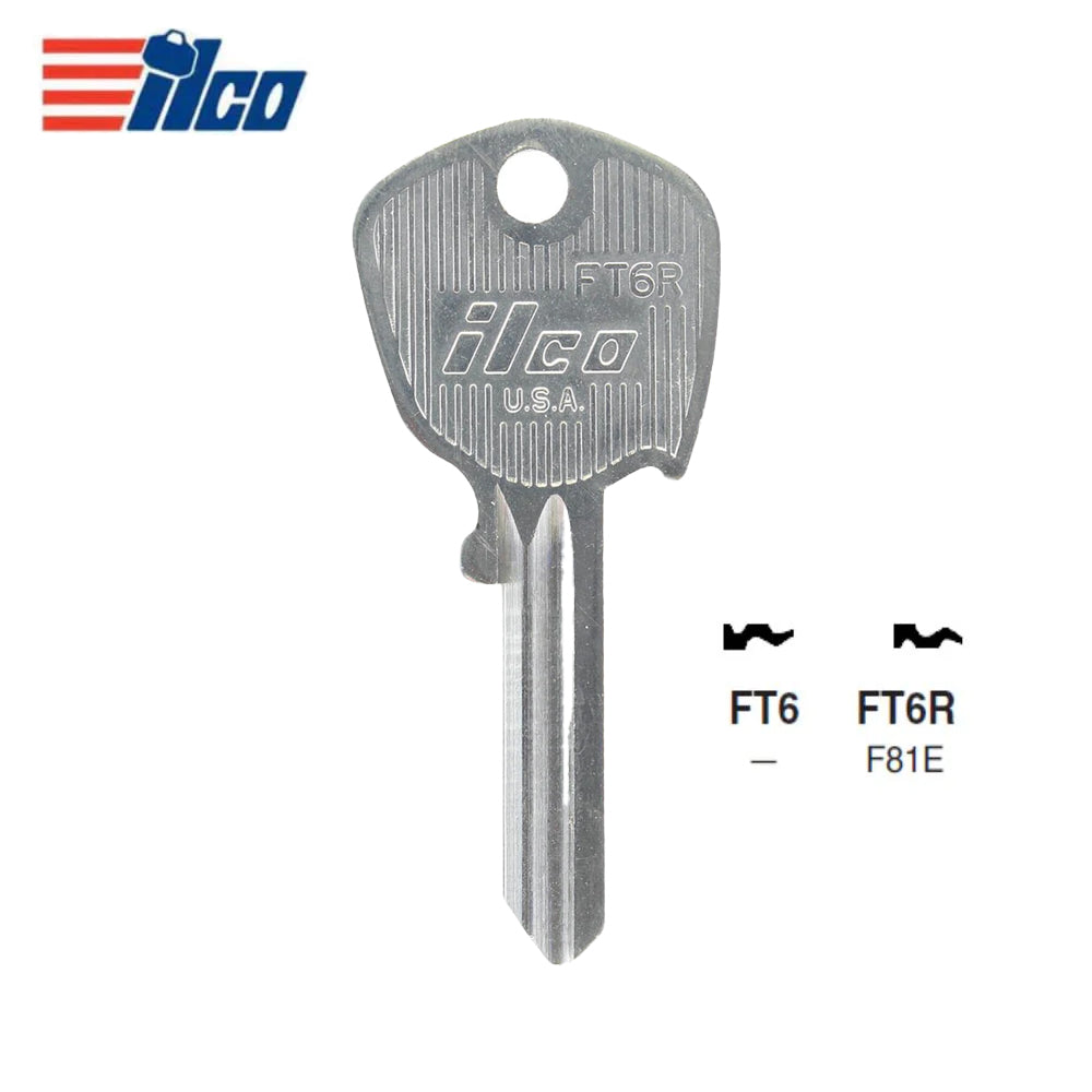 ILCO FT6R Aprilia, British Leyland, Fiat, Jaguar, Nissan Key Blank - AF-53866012