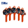 ILCO - NFL-KW1 TeamKeys - Helmet Edition Key Blank - Chicago Bears - Pack of 5