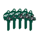 ILCO - NFL-KW1 TeamKeys - Helmet Edition Key Blank - New York Jets - Pack of 5