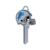 ILCO - NFL-KW1 TeamKeys - Helmet Edition Key Blank - Detroit Lions - Pack of 5