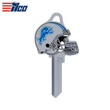 ILCO - NFL-KW1 TeamKeys - Helmet Edition Key Blank - Detroit Lions - Pack of 5