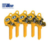 ILCO - NFL-KW1 TeamKeys - Helmet Edition Key Blank - Green Bay Packers - Pack of 5