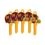 ILCO - NFL-KW1 TeamKeys - Helmet Edition Key Blank - Washington Football Team - Pack of 5