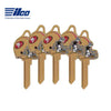 ILCO - NFL-SC1 TeamKeys - Helmet Edition Key Blank - San Francisco 49ers - Pack of 5