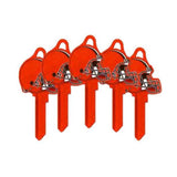 ILCO - NFL-SC1 TeamKeys - Helmet Edition Key Blank - Cleveland Browns - Pack of 5