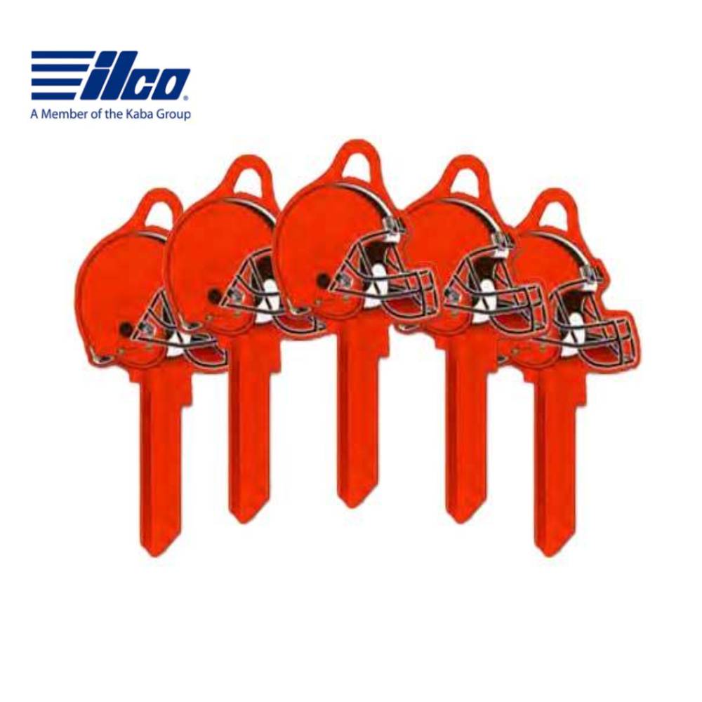 ILCO - NFL-SC1 TeamKeys - Helmet Edition Key Blank - Cleveland Browns - Pack of 5