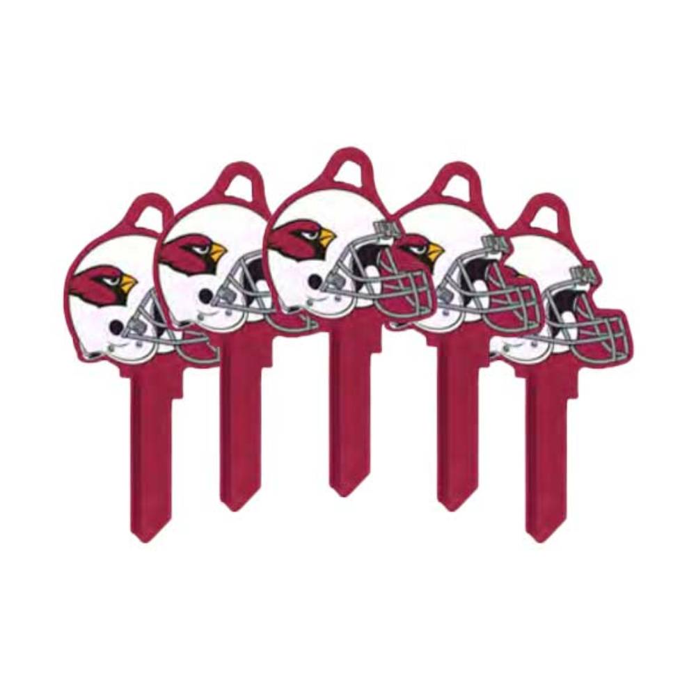 ILCO - NFL-SC1 TeamKeys - Helmet Edition Key Blank - Arizona Cardinals - Pack of 5