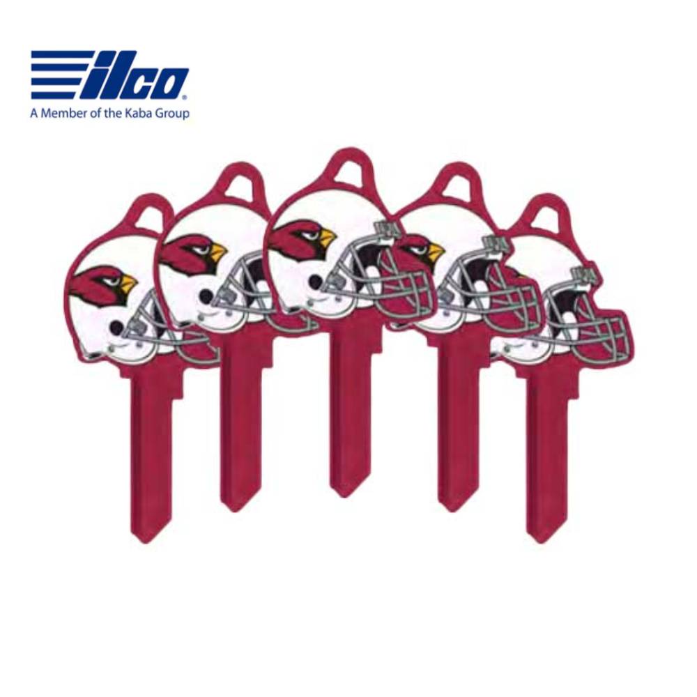 ILCO - NFL-SC1 TeamKeys - Helmet Edition Key Blank - Arizona Cardinals - Pack of 5