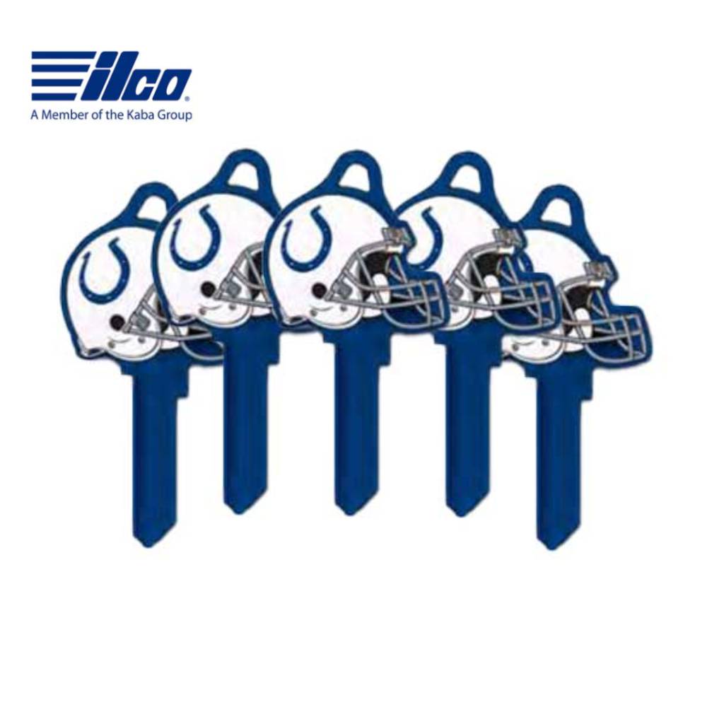 ILCO - NFL-SC1 TeamKeys - Helmet Edition Key Blank - Indianapolis Colts - Pack of 5