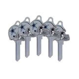 ILCO - NFL-SC1 TeamKeys - Helmet Edition Key Blank - Dallas Cowboys - Pack of 5