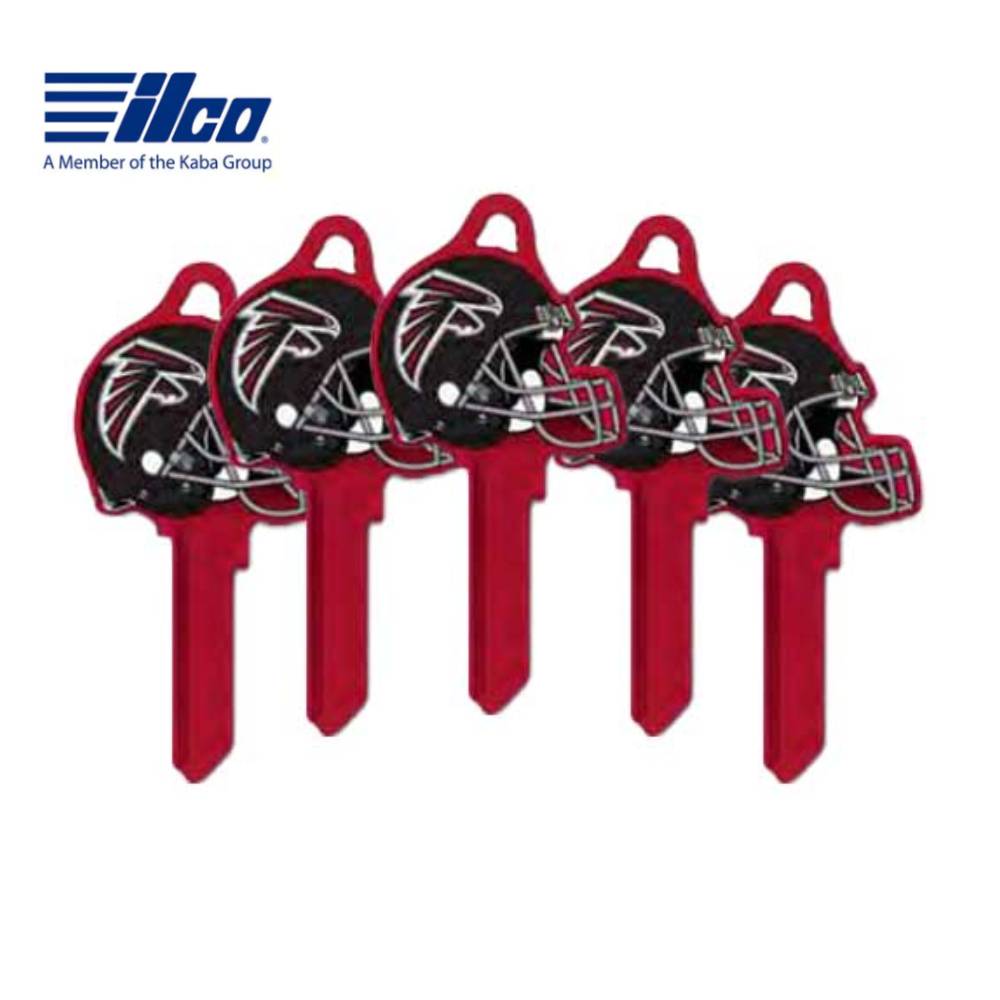 ILCO - NFL-SC1 TeamKeys - Helmet Edition Key Blank - Atlanta Falcons - Pack of 5