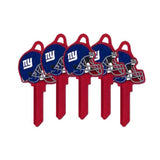 ILCO - NFL-SC1 TeamKeys - Helmet Edition Key Blank - New York Giants - Pack of 5