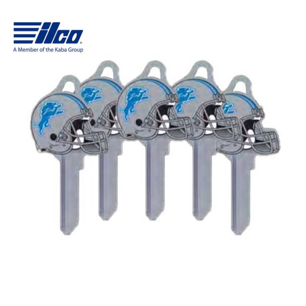 ILCO - NFL-SC1 TeamKeys - Helmet Edition Key Blank - Detroit Lions - Pack of 5