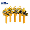 ILCO - NFL-SC1 TeamKeys - Helmet Edition Key Blank - Green Bay Packers - Pack of 5