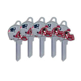 ILCO - NFL-SC1 TeamKeys - Helmet Edition Key Blank - New England Patriots - Pack of 5