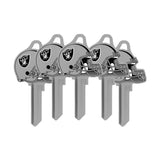 ILCO - NFL-SC1 TeamKeys - Helmet Edition Key Blank - Las Vegas Raiders - Pack of 5