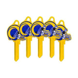 ILCO - NFL-SC1 TeamKeys - Helmet Edition Key Blank - Los Angeles Rams - Pack of 5