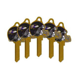 ILCO - NFL-SC1 TeamKeys - Helmet Edition Key Blank - Baltimore Ravens - Pack of 5