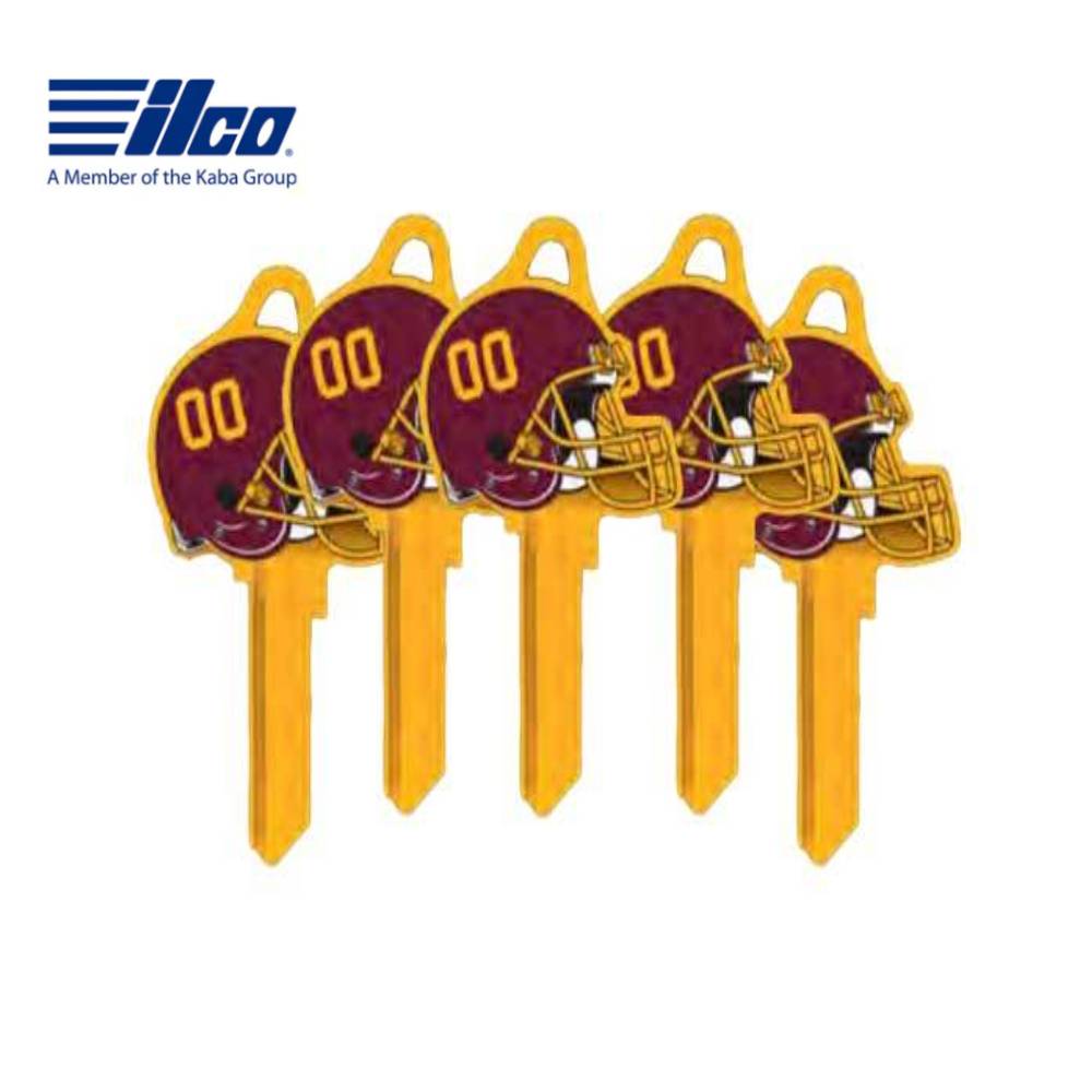 ILCO - NFL-SC1 TeamKeys - Helmet Edition Key Blank - Washington Football Team - Pack of 5