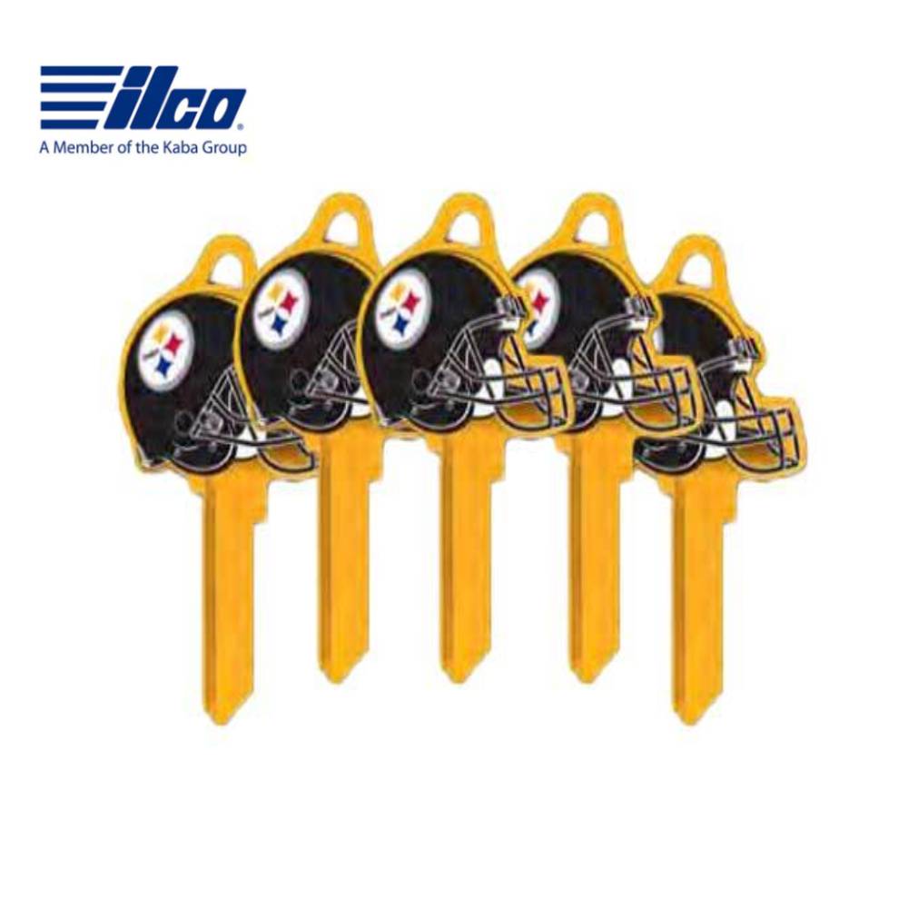 ILCO - NFL-SC1 TeamKeys - Helmet Edition Key Blank - Pittsburgh Steelers - Pack of 5