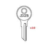 100AM Chicago Commercial & Residencial Key Blank - AP5 / CHI-11 (Packs of 10)