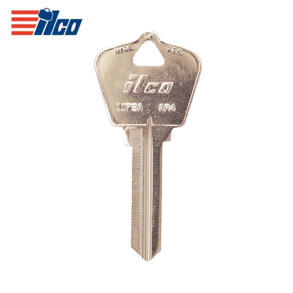 ILCO AR4-BR 6-Pin Arrow Key Blank - Brass