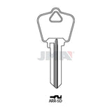 JMA ARR-5DE / AR4 / 1179A 6-Pin Arrow Key Blank - Brass