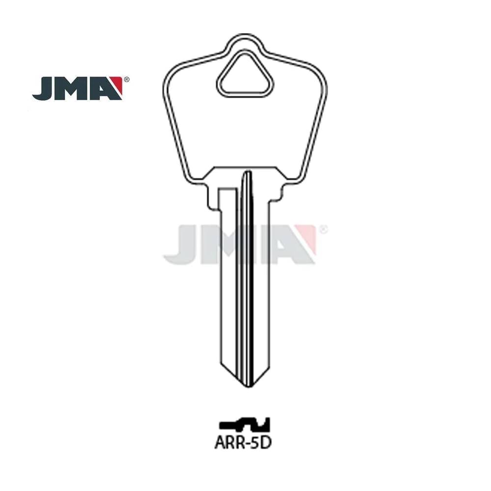 JMA ARR-5DE / AR4 / 1179A 6-Pin Arrow Key Blank - Brass