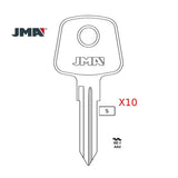 Audi Honda Jaguar Volvo Key Blank - AA2 / NE-1 (Packs of 10)