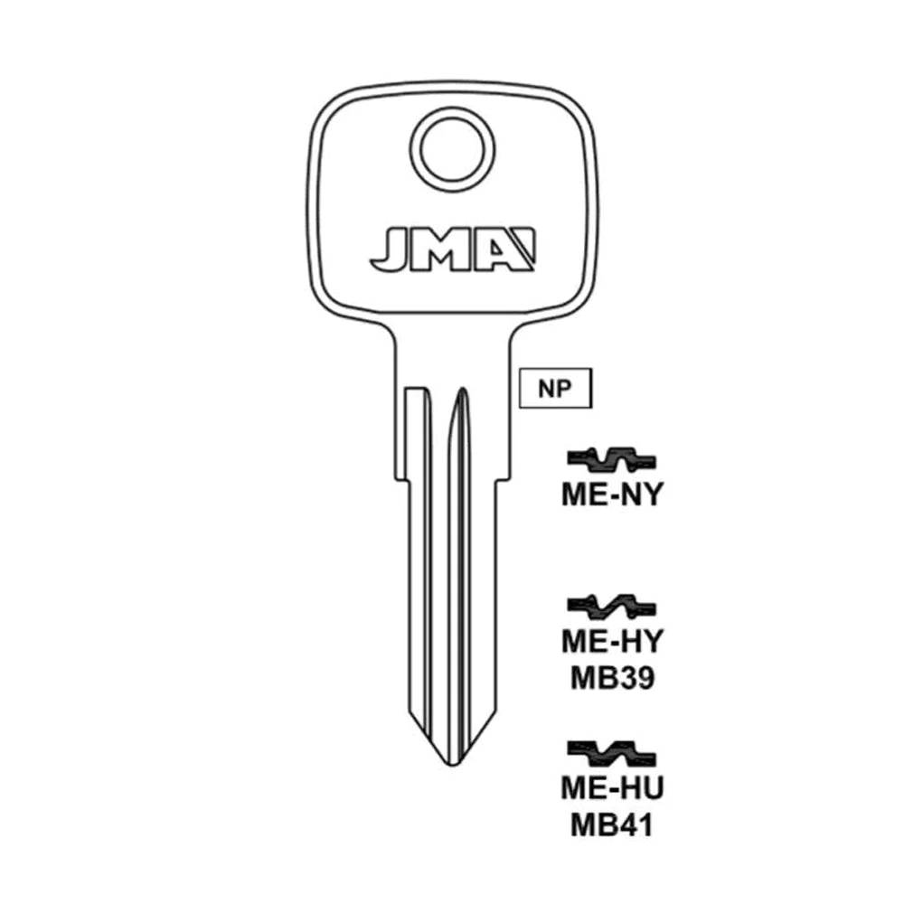 Mercedes Benz Key Blank - MB39 / X83