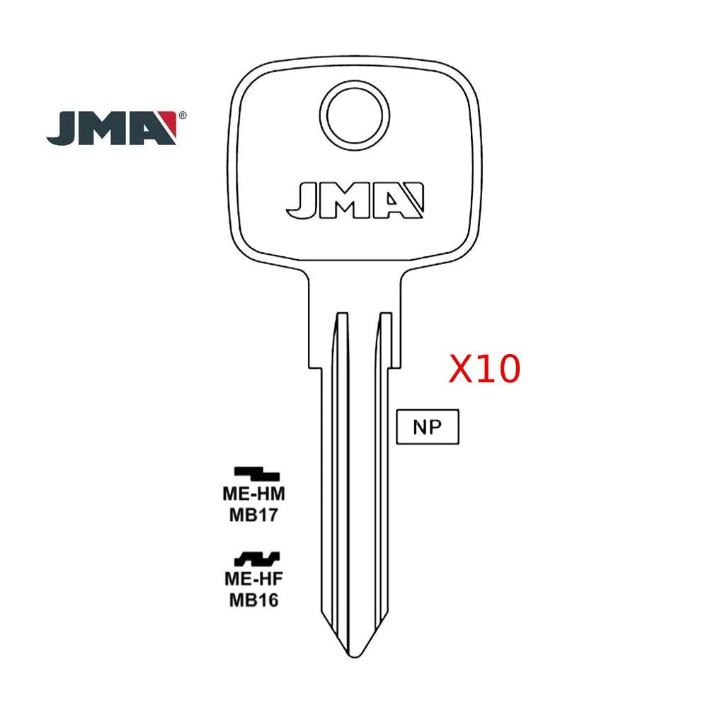 Dodge Mercedes Benz Sprinter Key Blank - MB17 / ME-HM  (Packs of 10)