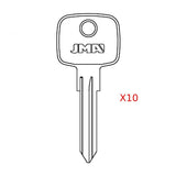 Mercedes Benz Key Blank - MB15 / ME-HZ (Packs of 10)