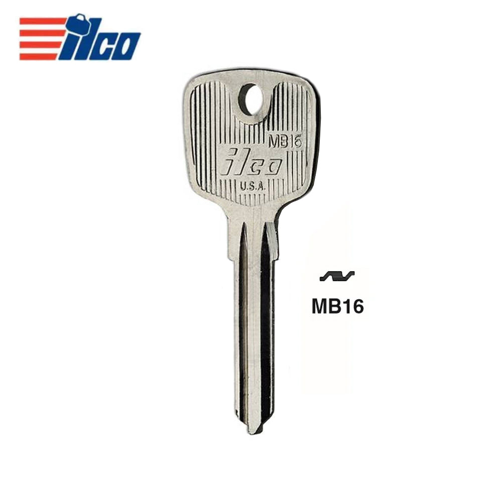 Mercedes Benz Key Blank - ME-HF / MB16 (Packs of 10)