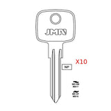 Mercedes Benz Key Blank - MB16 / ME-HF (Packs of 10)