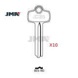 JMA BES-14D / A1114B - BEST B Keyway - BEST IC Core Key Blank (Pack of 10)