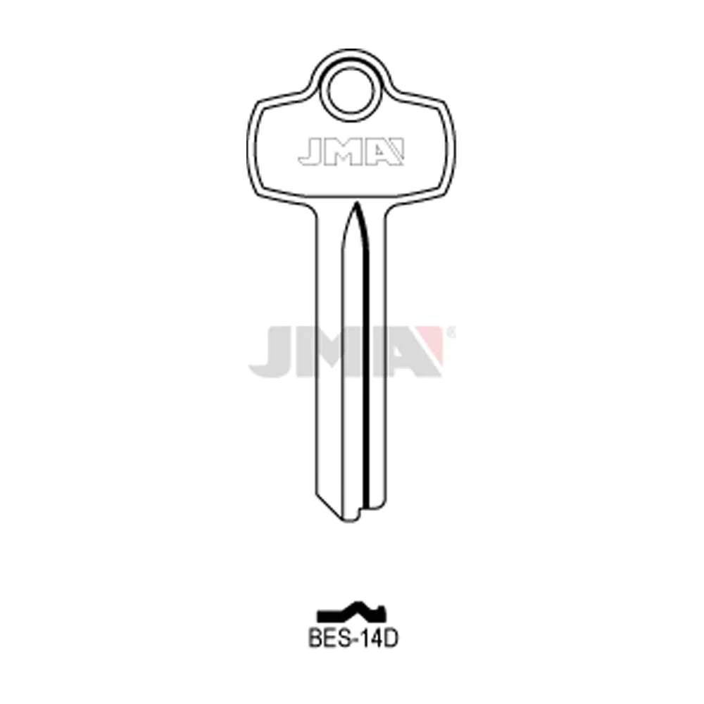 JMA BES-14D / A1114B - BEST B Keyway - BEST IC Core Key Blank