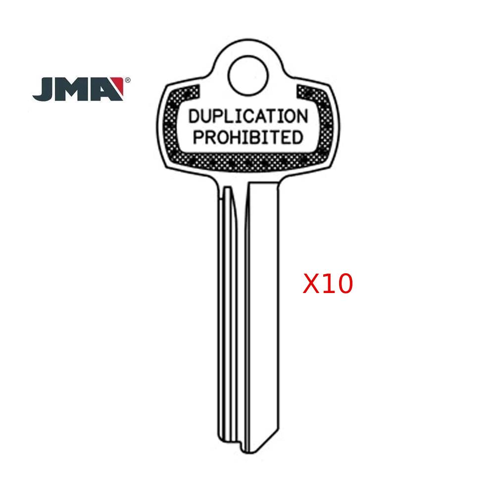 JMA BES-5DS / 1A1E1 - BEST "E" - Keyway - Duplication Prohibited (Pack of 10)