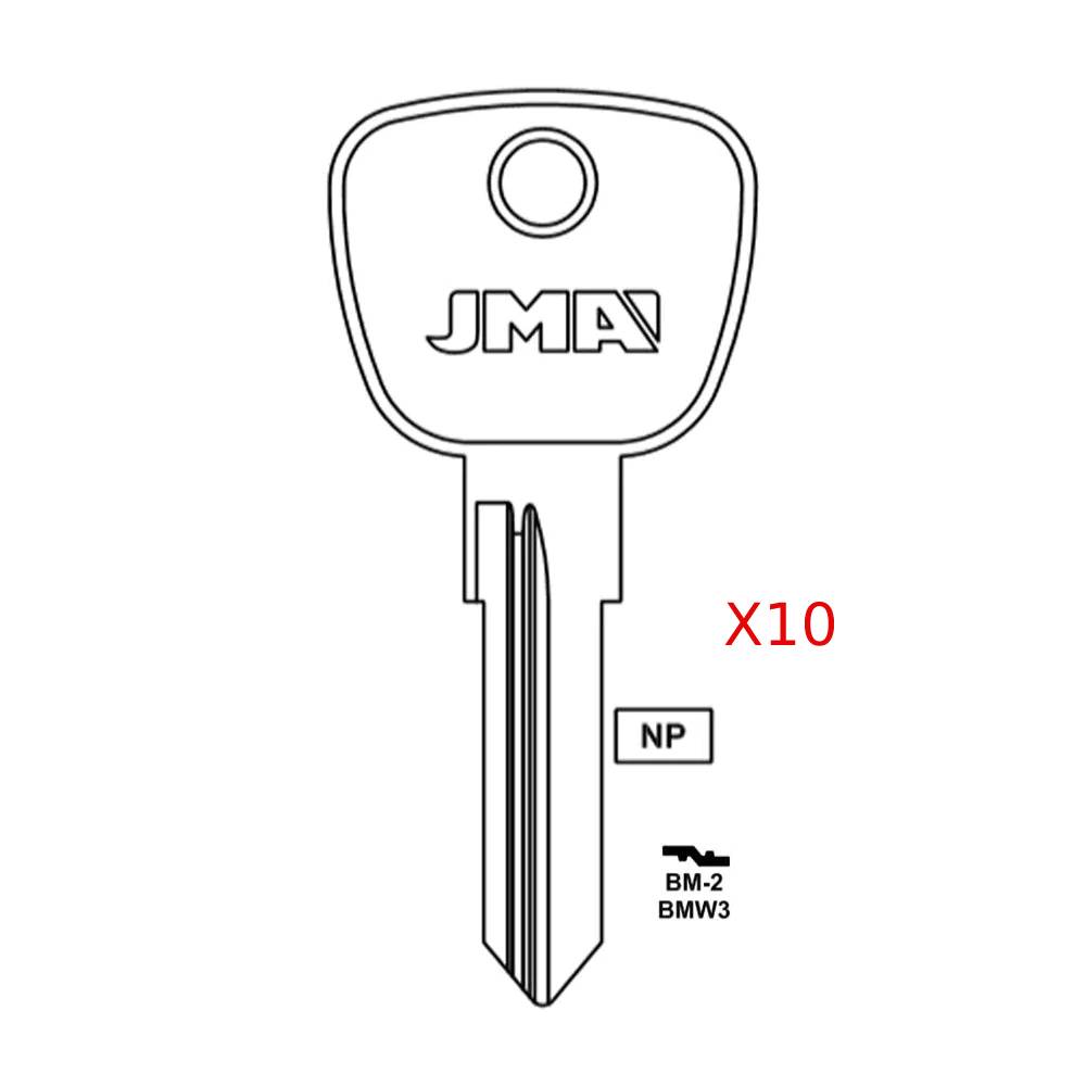 BMW Key Blank - BMW3 / BM-2 (Packs of 10)