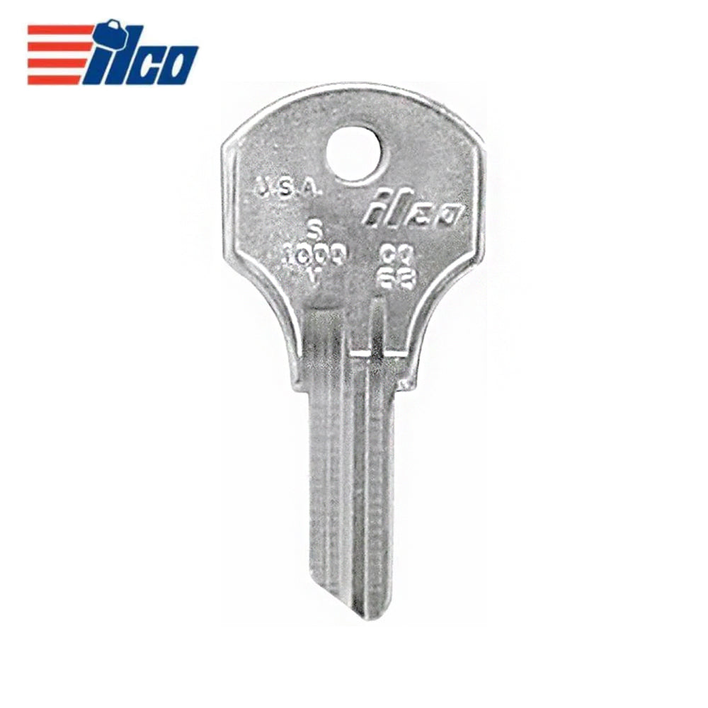 ILCO S1000V-CO68 Corbin Cabinet Lock Key Blank